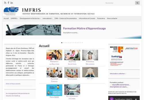 Institut Méditerranéen de Formation et Recherche en Travail Social