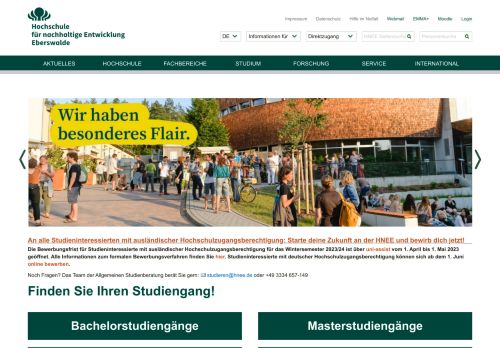 Hochschule für nachhaltige Entwicklung Eberswalde