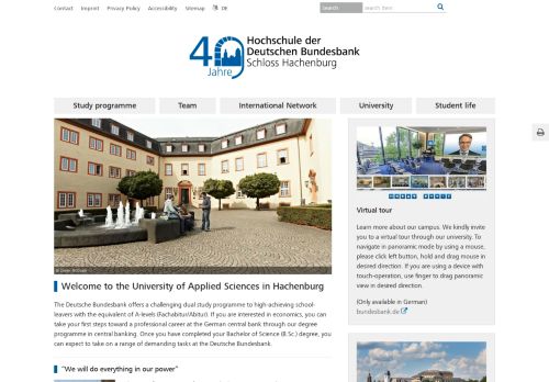 Bundesbank Hochschule - Startseite