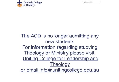 Adelaide College of Divinity