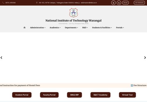 National Institute of Technology Warangal