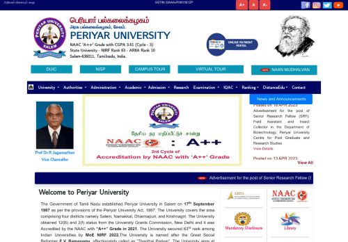 Periyar University Salem