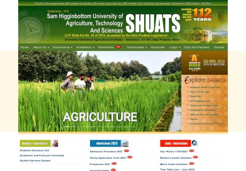 Sam Higginbottom Institute of Agriculture, Technology & Sciences (Allahabad Agricultural Institute)