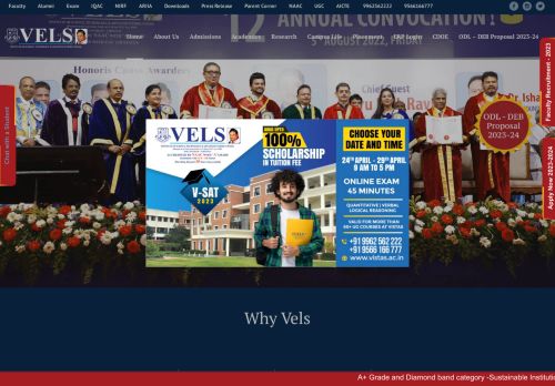 Vels University Chennai