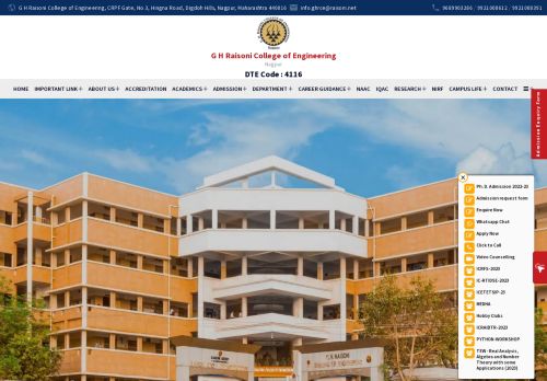 G H Raisoni College of Engineering Nagpur