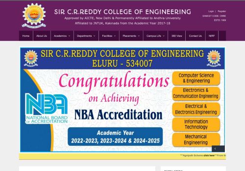 Sir C R Reddy College of Engineering