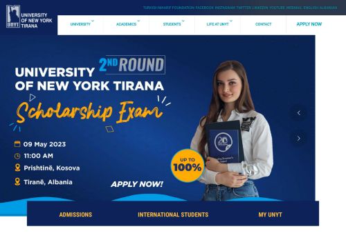 University of New York Tirana / Universiteti i New York-ut në Tiranë