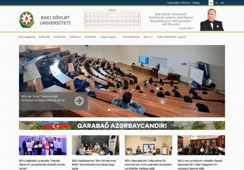 Baku State University Bakı Dövlət Universiteti