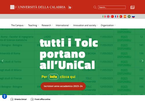 Università della Calabria (Università degli Studi della Calabria)