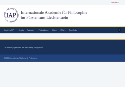 International Academy of Philosophy Liechtenstein