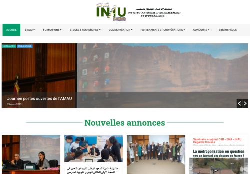 Institut National d'Amenagement et d'Urbanisme Maroc