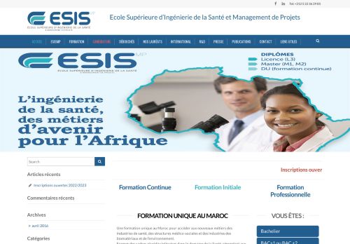 École Supérieure d'Ingénierie de la santé et de Management de Projets ESISMP