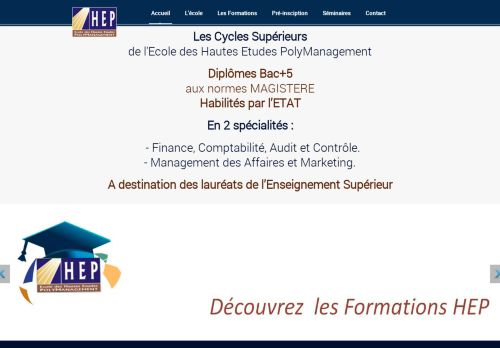 École des Hautes Etudes Poly Management HEP Management