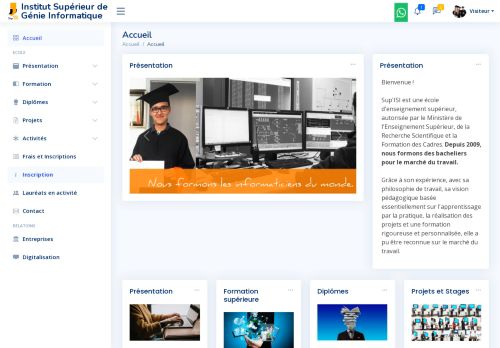 Institut Supérieur Privé de Génie Informatique SUP ISI