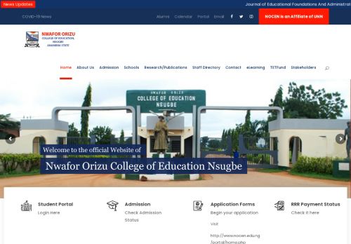 Nwafor Orizu College of Education Nsugbe