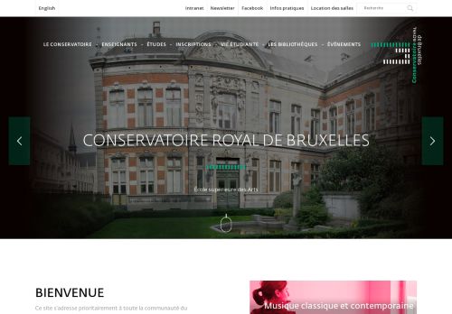 Conservatoire Royal de Bruxelles École Supérieure des Arts