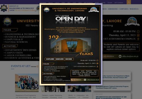 University of Engineering & Technology Lahore