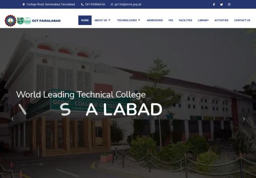 Government College of Technology Samanabad Faisalabad