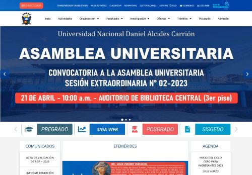 Universidad Nacional Daniel Alcides Carrion