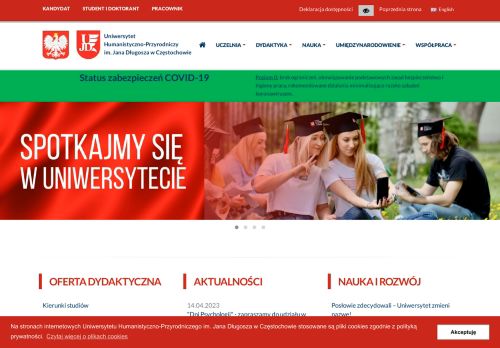 Jan Dlugosz Pedagogical University in Czestochowa / Akademia Jana Długosza w Częstochowie