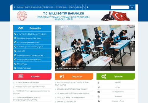 TEKMAN ÇOK PROGRAMLI ANADOLU LİSESİ