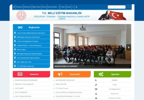 TEKMAN ANADOLU İMAM HATİP LİSESİ