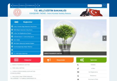 İnönü Kümbet Yeniköy İlkokulu