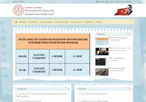 Sevinç Bahattin Teymur Kız Anadolu İmam Hatip Lisesi