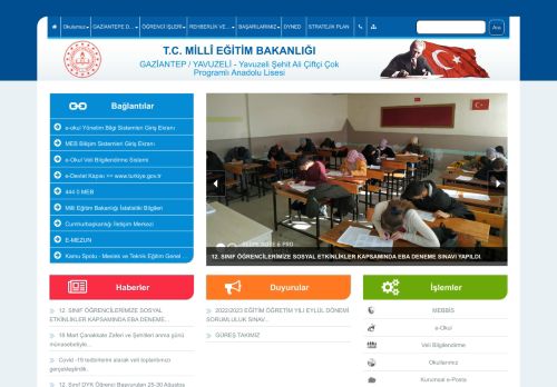 Yavuzeli Şehit Ali Çiftçi Çok Programlı Anadolu Lisesi