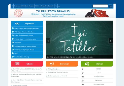 Şehit Hamza Karacaoğlu Çok Programlı Anadolu Lisesi