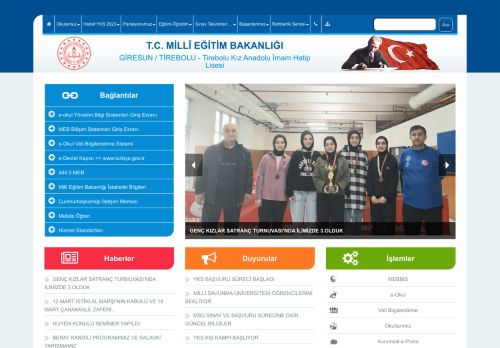 Tirebolu Kız Anadolu İmam Hatip Lisesi