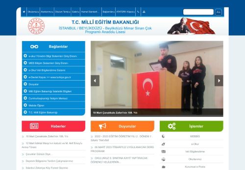 Beylikdüzü Mimar Sinan Çok Programlı Anadolu Lisesi