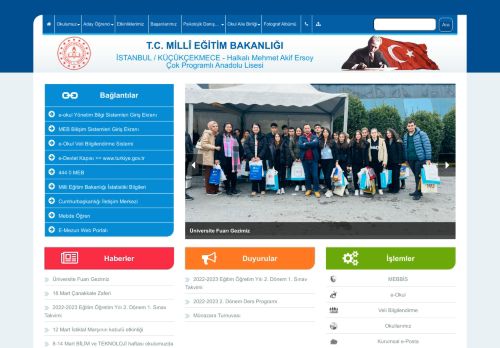 Halkalı Mehmet Akif Ersoy Çok Programlı Anadolu Lisesi