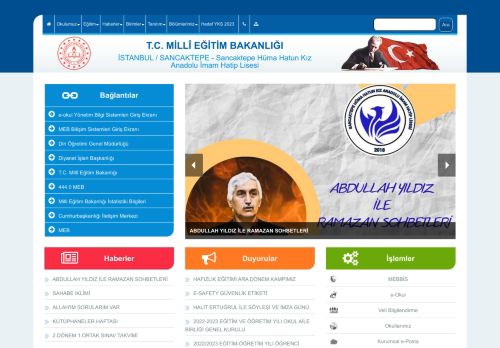 Sancaktepe Hüma Hatun Kız Anadolu İmam Hatip Lisesi