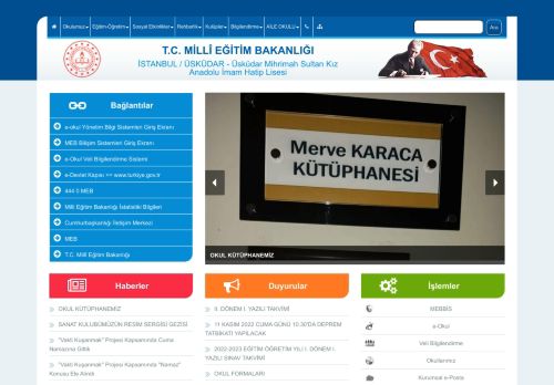 Üsküdar Mihrimah Sultan Kız Anadolu İmam Hatip Lisesi