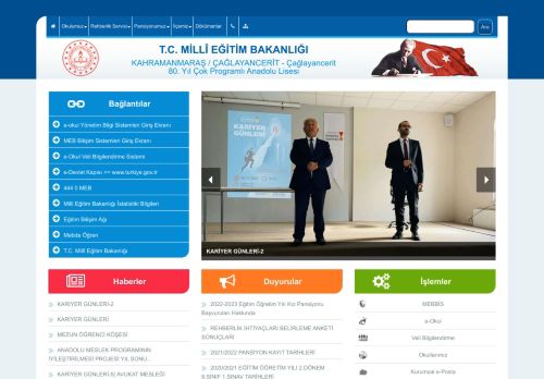 Çağlayancerit 80. Yıl Çok Programlı Anadolu Lisesi