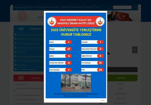 Hacı Mehmet Kalay Kız Anadolu İmam Hatip Lisesi