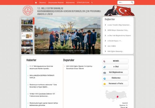 GÖKSUN BÜYÜKKIZILCIK ÇOK PROGRAMLI ANADOLU LİSESİ