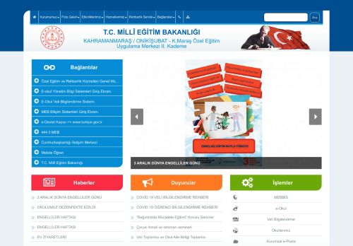 K.Maraş Özel Eğitim Uygulama Merkezi II. Kademe