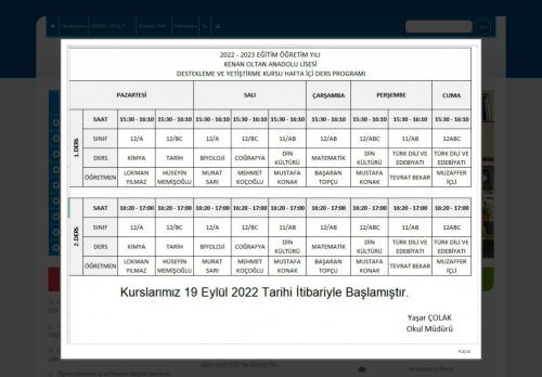 Esiroğlu Kenan Oltan Anadolu Lisesi