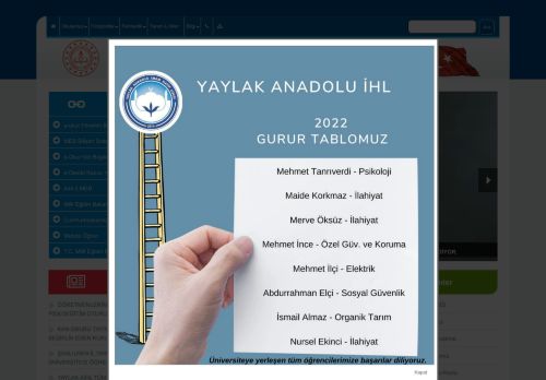 YAYLAK ANADOLU İMAM HATİP LİSESİ