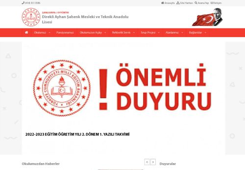 Direkli Ayhan Şahenk Mesleki ve Teknik Anadolu Lisesi