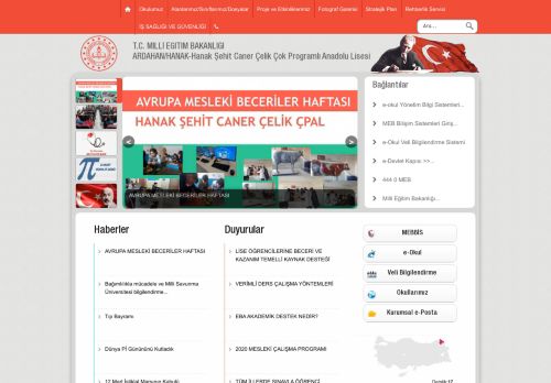 Hanak Şehit Caner Çelik Çok Programlı Anadolu Lisesi