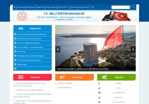 Yalova Esenköy Hizmetiçi Eğitim Enstitüsü ve ASO