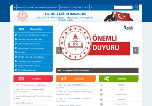 Hasanbeyli Çok Programlı Anadolu Lisesi