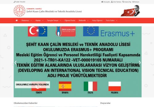 Şehit Kaan Çalin Mesleki ve Teknik Anadolu Lisesi