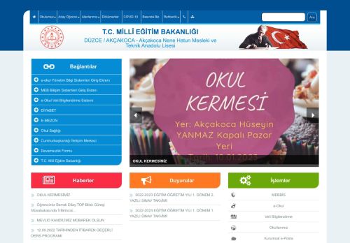 Akçakoca Nene Hatun Mesleki ve Teknik Anadolu Lisesi