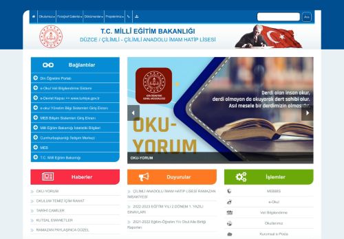 ÇİLİMLİ ANADOLU İMAM HATİP LİSESİ