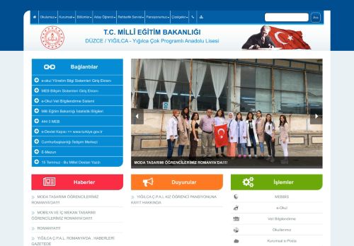 Yığılca Çok Programlı Anadolu Lisesi