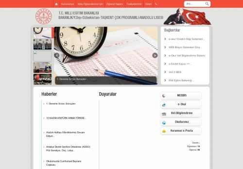 TAŞKENT ÇOK PROGRAMLI ANADOLU LİSESİ